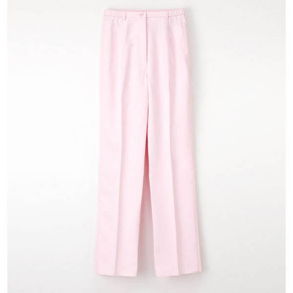 ナガイレーベン 女子パンツ ナースパンツ 医療白衣 ピンク LL FE-4503（取寄品）