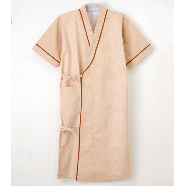 ナガイレーベン 検診衣 （検査着 患者衣） 男女兼用 アイボリー L SKP-375（取寄品）