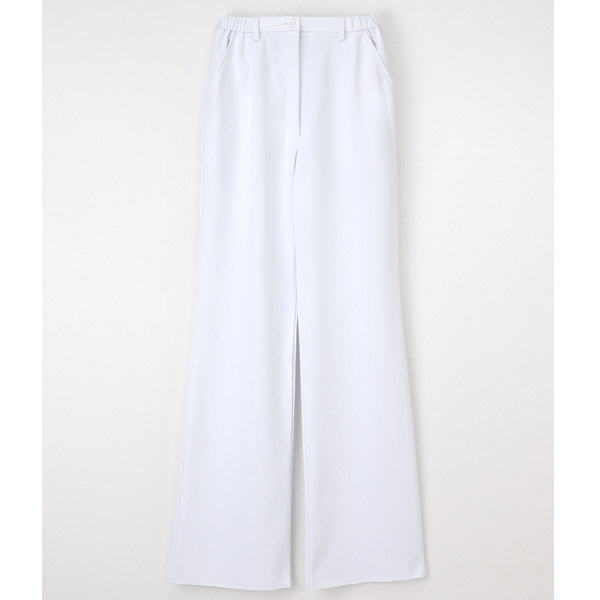 ナガイレーベン 女子パンツ ナースパンツ 医療白衣 ホワイト M CA-1703（取寄品）