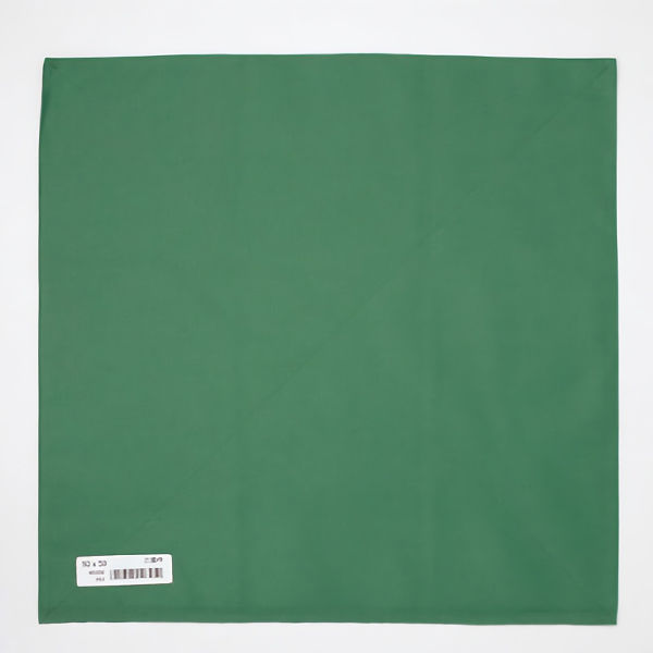 ナガイレーベン 二重四角巾 70cm×70cm グリーン AD-90200（取寄品）