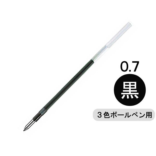 三菱鉛筆(uni)　ジェットストリーム替芯（多色・多機能ボールペン用）　0.7mm　黒　SXR-80-07　1本