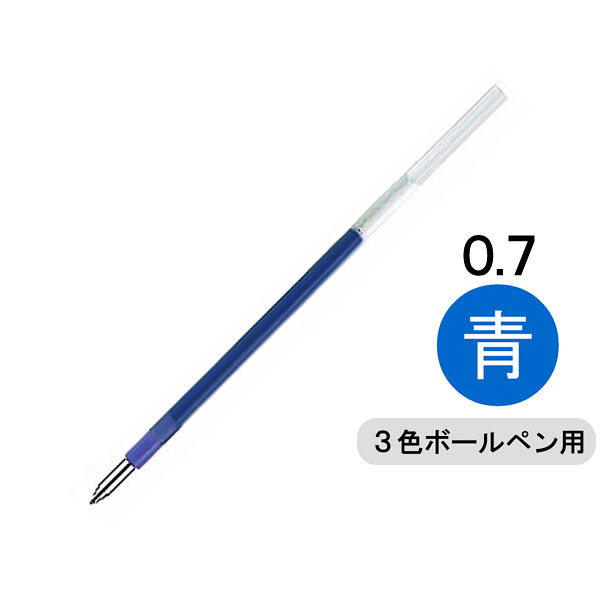 三菱鉛筆(uni)　ジェットストリーム替芯（多色・多機能ボールペン用）　0.7mm　青　SXR-80-07　1本