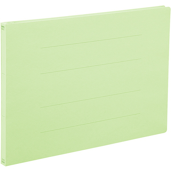 アスクル　フラットファイル　B4ヨコ　エコノミータイプ　30冊　グリーン　緑 オリジナル