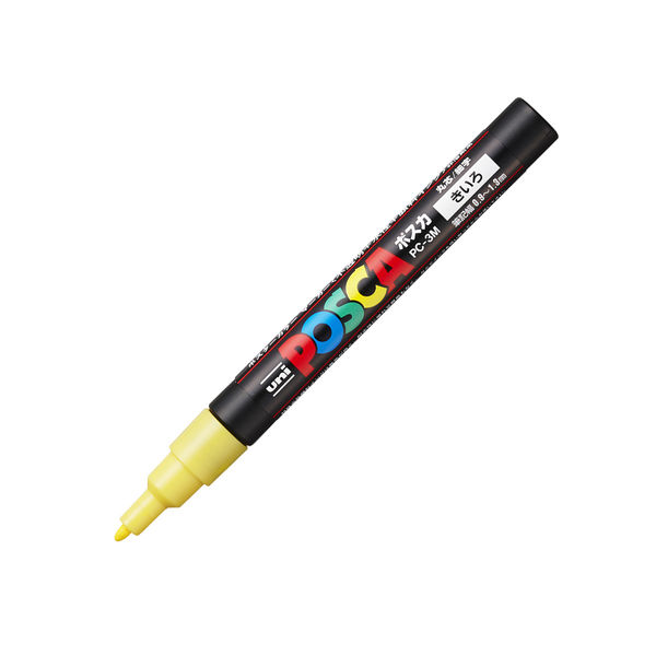 ポスカ 細字 黄 PC3M.2 水性マーカー 三菱鉛筆（uni）