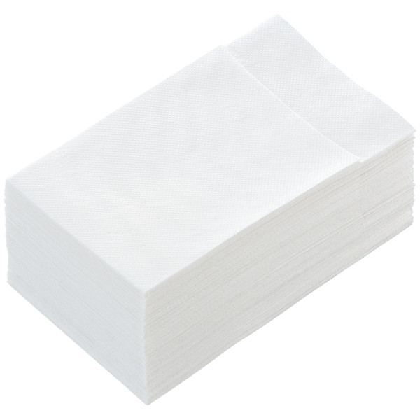 イデシギョー　植林木6つ折り　紙ナプキン　白無地　1箱（10000枚：100枚入×100袋）