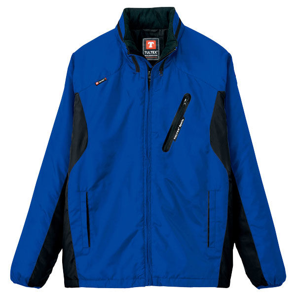 アイトス　フードイン中綿ジャケット　ブルー　AZ10304-006-5L　（直送品）
