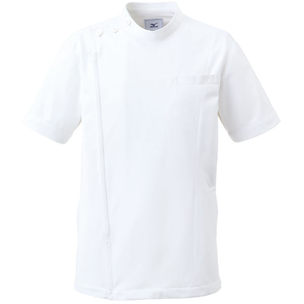 ミズノ ユナイト ケーシージャケット（男女兼用） ホワイト 3L MZ0069 医療白衣 1枚（取寄品）