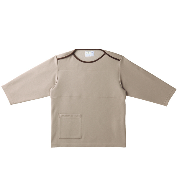トンボ　キラク　検診用シャツ　L　CR838-28-L　検査衣／患者衣　（取寄品）