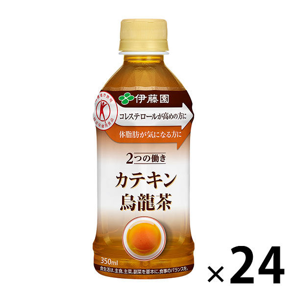 【トクホ・特保】伊藤園 2つの働き カテキン烏龍茶（レンチン対応）350ml 1箱（24本入）