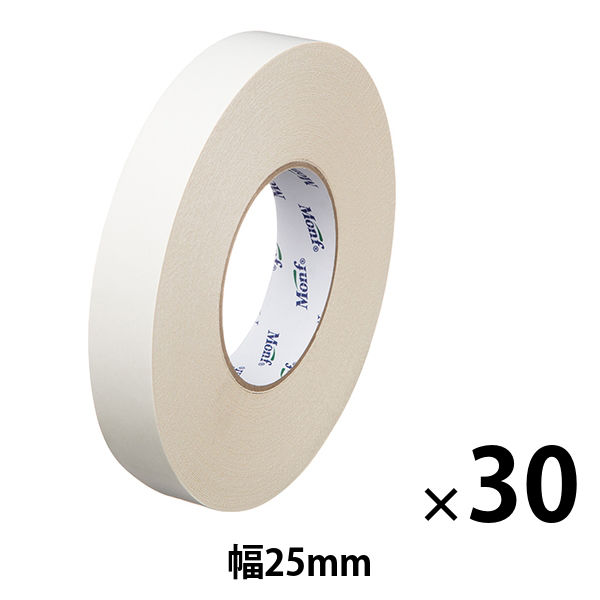 現場のチカラ 厚手布両面テープ 幅25mm×長さ25m 古藤工業 1セット（30巻入）  オリジナル