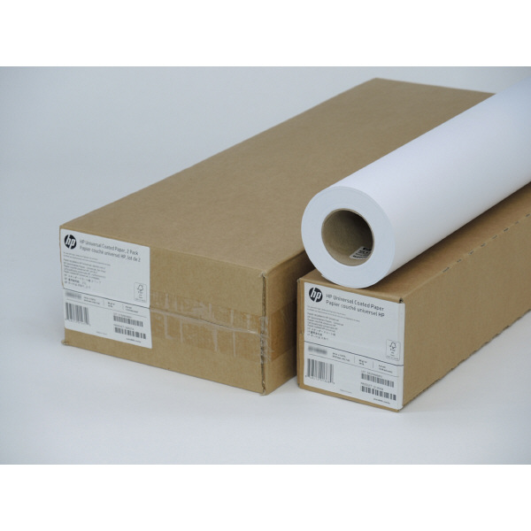 HP（ヒューレット・パッカード） ロール紙 大判用紙 スタンダードコート（厚口） 24インチ 610mm×30m 1箱（2本入）