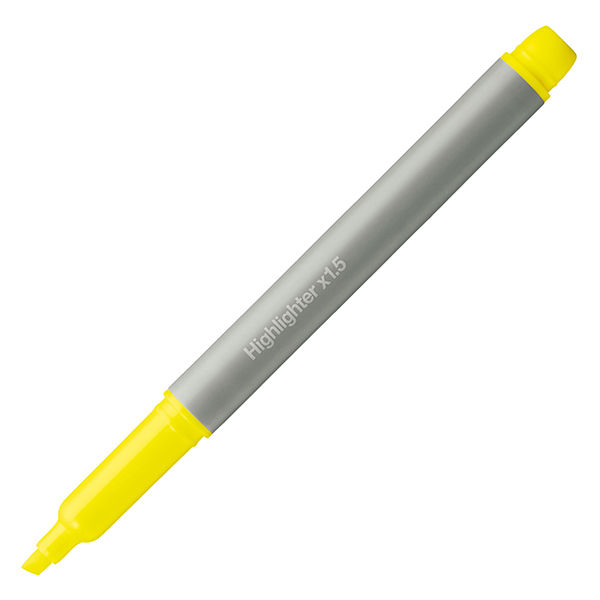 アスクル 蛍光ペン インク容量1.5倍 イエロー 黄色 1箱（10本入） 蛍光マーカー オリジナル