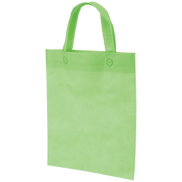 サンナップ　不織布ライトバッグ　A4（幅270×高さ350ｍｍ）　グリーン　1袋（10枚入）【不織布手提げ袋】