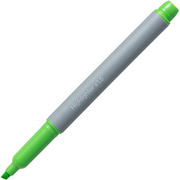 アスクル 蛍光ペン インク容量1.5倍 グリーン 緑 1セット（30本入） 蛍光マーカー  オリジナル