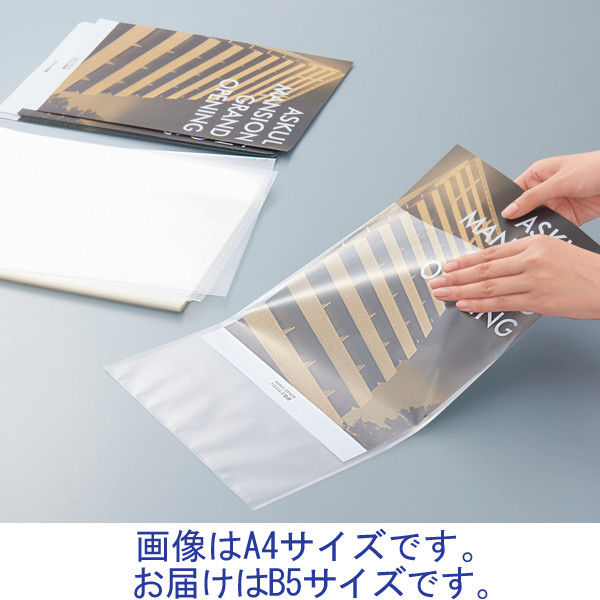 日本紙通商 国産OPP袋（テープなし） NPT-R21-003 B5 透明袋 1セット（500枚：100枚入×5袋）