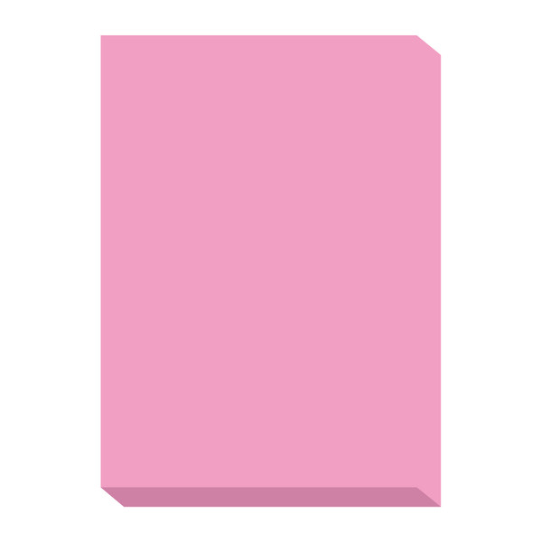 オフィス用紙カラーR100　ピンク　A4サイズ　OFR100P-A4　1箱（500枚入×5冊）　北越紀州製紙