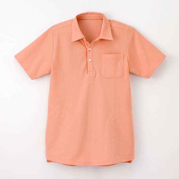 ナガイレーベン ニットシャツ（男女兼用） オレンジ SS NC-2307（取寄品）