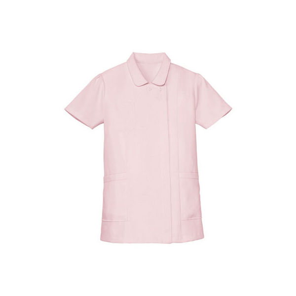 AITOZ（アイトス） ナースジャケット（ベーシック） 女性用 半袖 ピンク 5L 861346-060（直送品）