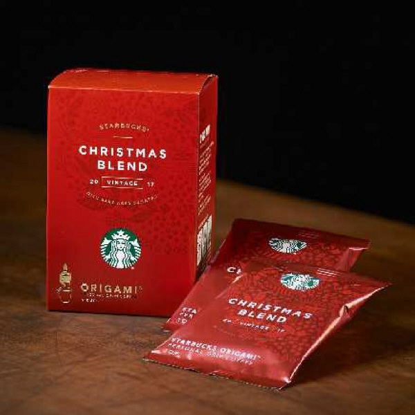 【ドリップコーヒー】スターバックス オリガミ クリスマスブレンド 1箱（6袋入）