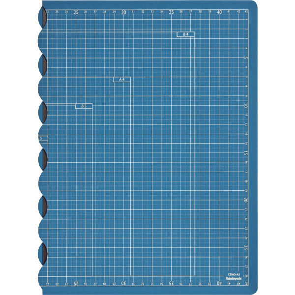 折りたためるカッターマット A3サイズ（折りたたみ時A4） CTMO-A3 ナカバヤシ 1枚