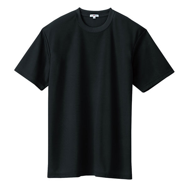 AITOZ（アイトス） ユニセックス 大きいサイズ 半袖Tシャツ（ポケット無し） ブラック LL AZ-10574 1着（直送品）