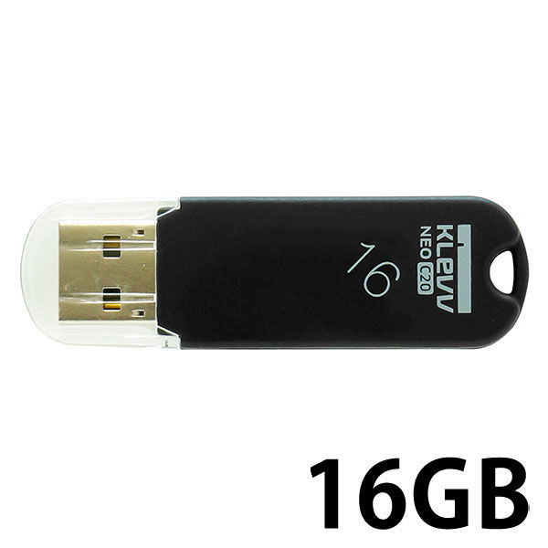 ESSENCORE KLEVV キャップ式USBメモリー NEO C20 16G USB2.0 メモリ U016GUR2-NB 1本