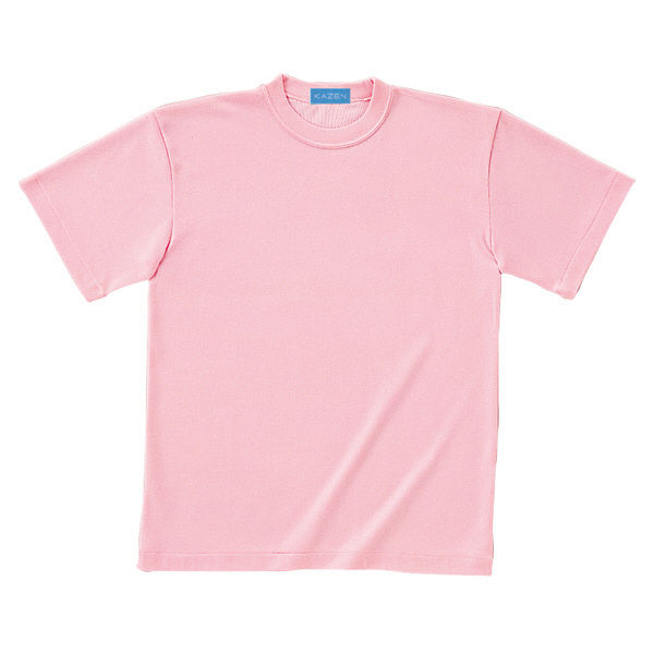 KAZEN ウォーターマジックTシャツ 男女兼用 半袖 ピンク M 233-83（直送品）