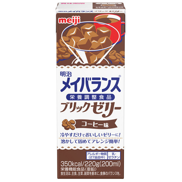 明治 メイバランスブリックゼリー コーヒー味 1箱（24個入）（取寄品）