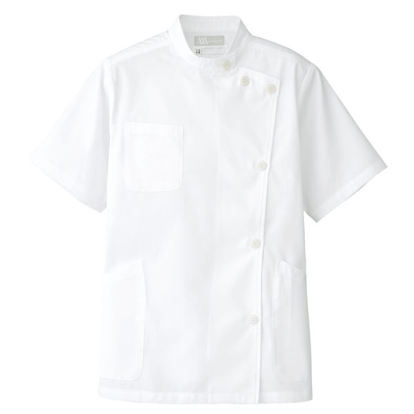 AITOZ（アイトス） レディース半袖KCコート レディス医務衣 医療白衣 ホワイト M 861302-001（直送品）