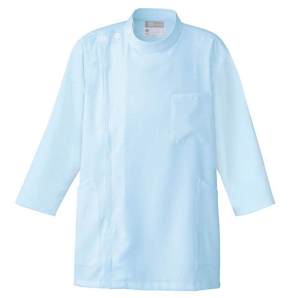 AITOZ（アイトス） メンズ八分袖KCコート メンズ医務衣 医療白衣 サックス M 861305-007（直送品）