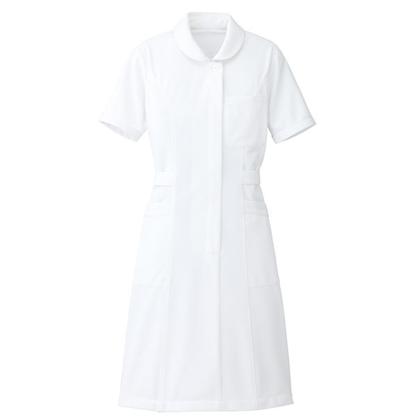 AITOZ（アイトス） ワンピース（女性用） ナース服 医療白衣 半袖 ホワイト 3L 861330-001（直送品）