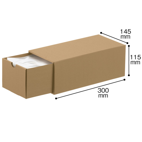 今村紙工 引き出しBOX収納 OPP袋（テープ付） 長形3号封筒サイズ 透明封筒 1箱（1000枚入）