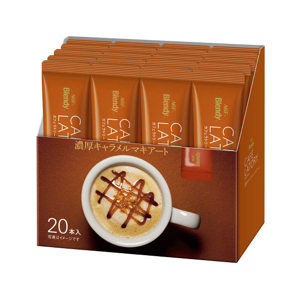 【スティックコーヒー】味の素AGF ブレンディカフェラトリー 濃厚キャラメルマキアート 1箱（20本入）