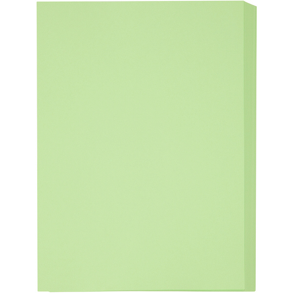 アスクル　カラーペーパー　特厚口　グリーン　A4　1冊（250枚入）  オリジナル