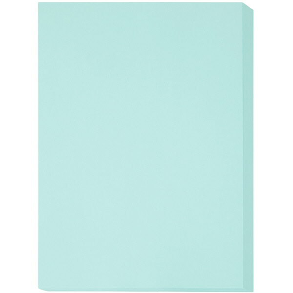 アスクル　カラーペーパー　特厚口　ライトブルー　A4　1セット（250枚×3冊入）  オリジナル