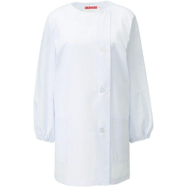 KAZEN（カゼン） レディス調理衣長袖 ホワイト LL 750-30 1着（直送品）
