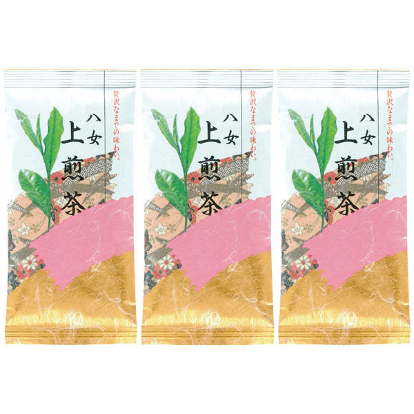 大井川茶園　八女上煎茶　1セット（100g×3袋）  オリジナル