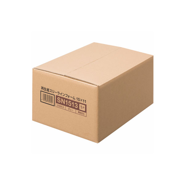 再生紙ストックフォーム　11×15インチ-1P　3ライン　SN1513　1箱（2000set）　トッパンフォームズ　（取寄品）