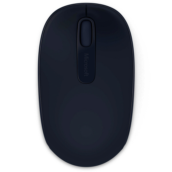 マイクロソフト 無線（ワイヤレス）マウス Wireless Mobile Mouse1850 ブルーブラック 光学式/3ボタン/3年保証 U7Z-00017