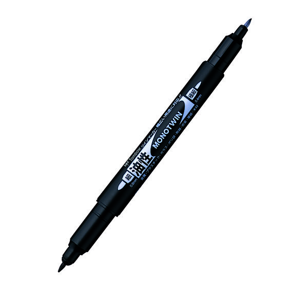 トンボ鉛筆【MONO】油性ペン 油性マーカー モノツイン極細E 黒 細・極細ツイン OS-TME33 1本