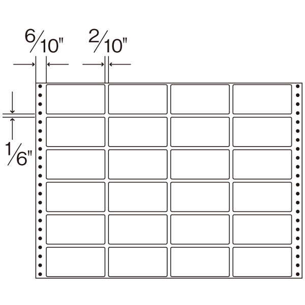 ダイオーミウラ　タックフォームラベル　15×11インチ　1箱（500シート入）