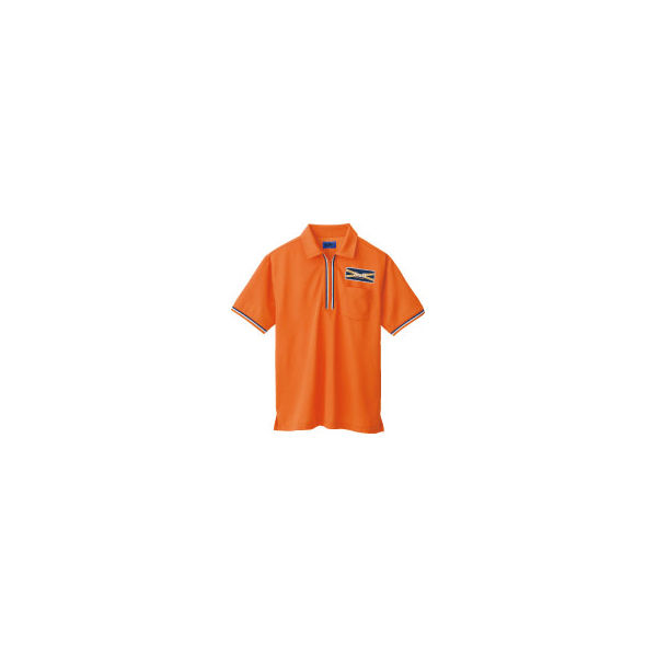 WSP（ダブルエスピー） ユニセックス ポロシャツ（ワッペン付：67210） オレンジ S 65204（直送品）