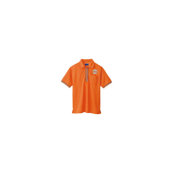 WSP（ダブルエスピー） ユニセックス ポロシャツ（ワッペン付：67199） オレンジ S 65204（直送品）