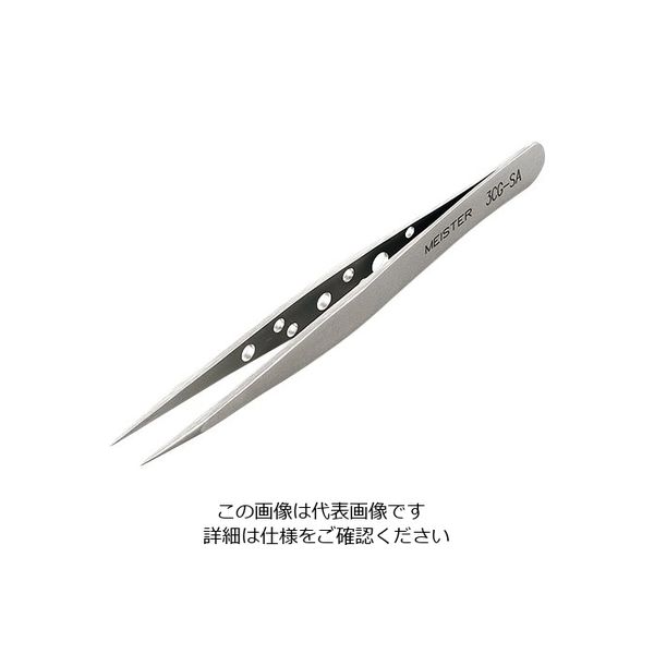 アズワン MEISTERピンセット 先鋭 耐酸鋼 3CG-SA 1本 1-6997-01（直送品）