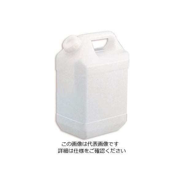 アズワン 角型瓶(フラット型) 4L SCC (純水洗浄処理済み) 7-2217-04 1袋(1個)（直送品）