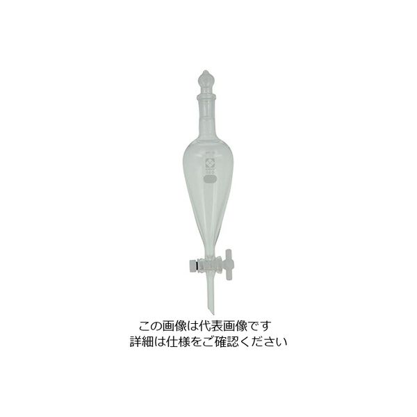 柴田科学 SPC分液スキーブ型ロート PTFEコック付 100mL 031240-100 1個 1-7797-02（直送品）