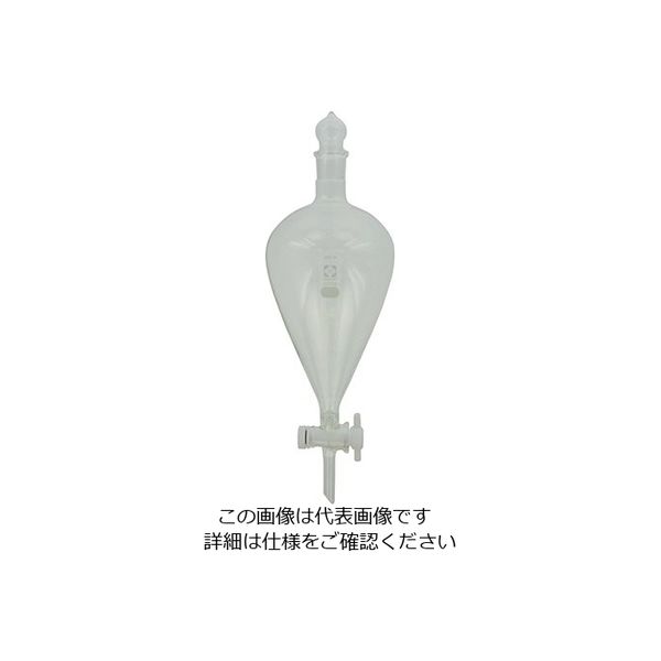 柴田科学 SPC分液スキーブ型ロート PTFEコック付 2000mL 031240-2000 1個 1-7797-07（直送品）