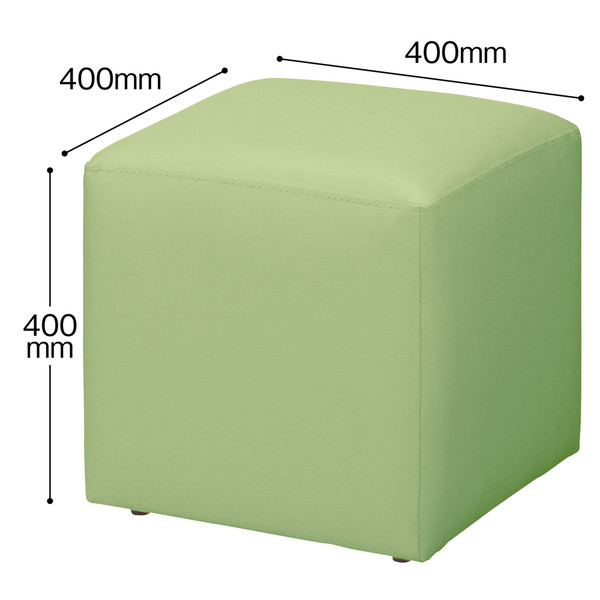アスプルンド メディカルキューブスツール グリーン 1脚