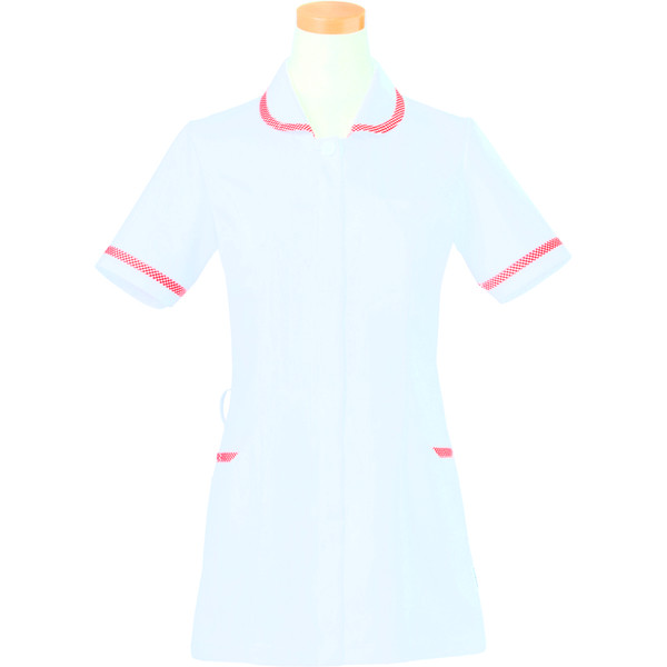 ヤギコーポレーション リゼルヴァ 医療白衣 半袖ナースジャケット レディス R8640 オレンジ 3L 1枚（取寄品）