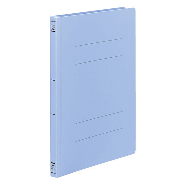 コクヨ（KOKUYO） フラットファイルPP A4タテ 2穴 約150枚収容 青（ブルー） 100冊 フ-H10B